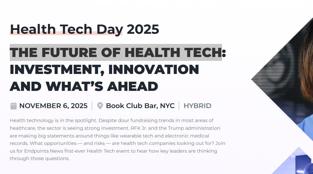 [活动]The Future of Health Tech：Investment, Innovation and What’s Ahead[11月6日][行业趋势]